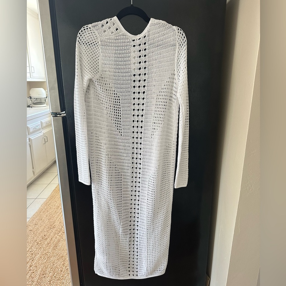 ***NWT*** Express White Open-Knit Cardigan - Picture 2 of 3